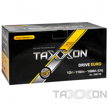Аккумулятор TAXXON DRIVE EURO 110ah R+ 