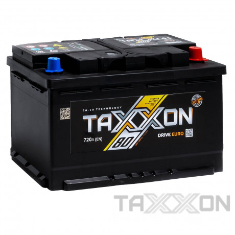 Аккумулятор TAXXON DRIVE EURO 80ah R+