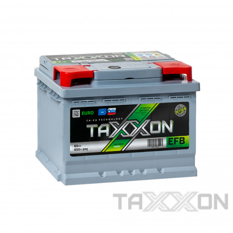 Аккумулятор TAXXON EFB EURO 65ah R+ низкий
