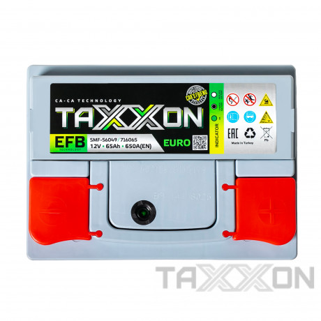 Аккумулятор TAXXON EFB EURO 65ah R+ низкий